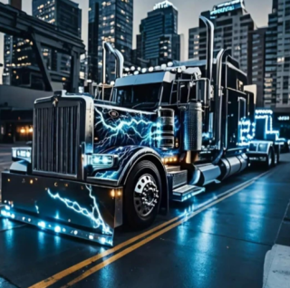 Diamond Painting USA Truck